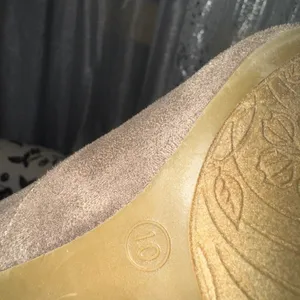 Brown‎ Suede Ankle Booties with Relaxed Fit thumbnail 5