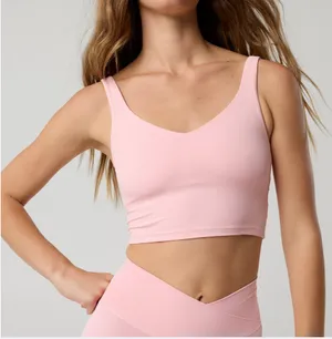 xs pink aerie workout set thumbnail 2