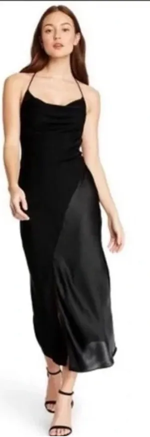 Cushnie + Target Slip Dress with Long Behind the Neck Tie Size 14 thumbnail 1