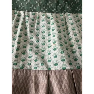 Vintage Homemade Patchwork Maxi Skirt Boho Prairie Cottagecore Peasant Tiered thumbnail 6