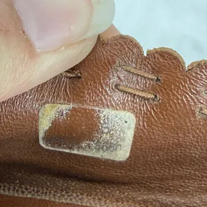 Tory Burch Leather Scalloped Ballet Flats‎ Snakeskin Cap Toe Logo 7.5 READ thumbnail 11