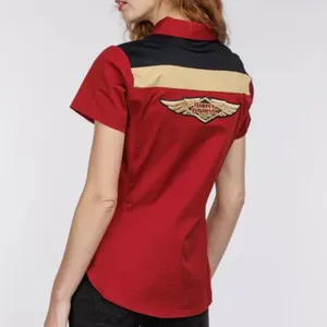 Harley-Davidson 120th Anniversary Women’s Zip Up Garage Shirt NWT XL thumbnail 3