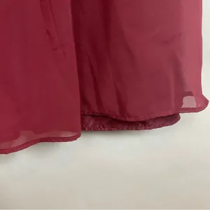 Revelry Bridesmaid Dress Halter‎ Tank Maxi Sleeveless Size 14 Brownish-Burgundy thumbnail 10
