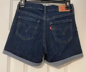 Levi's Mid-Length Denim Shorts thumbnail 2