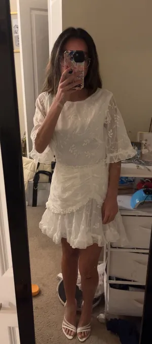 Selfie Leslie White Dress thumbnail 1