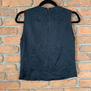 VOTRE NOM COLLECTION‎ Women's Black Sleeveless Sequin Embellished Top Size 2 thumbnail 2