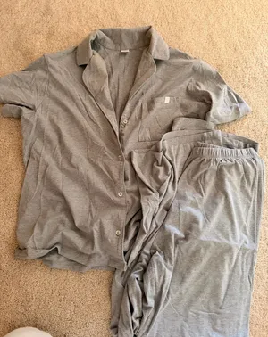 Gray PJ Set Size M thumbnail 1