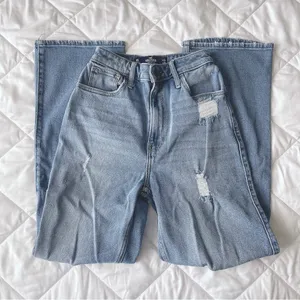 Hollister High Waisted Distressed Dad Jeans thumbnail 3