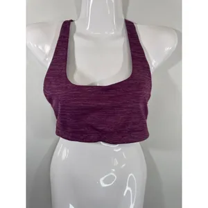 Outdoor Voices‎ Racerback Sports Bra Plum Purple Space Dye Women's XS Sporty thumbnail 3