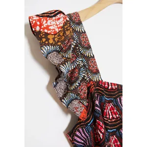 Anthropologie COREY LYNN CALTER Doriane Midi Dress Print Ruffled Abstract XS thumbnail 11