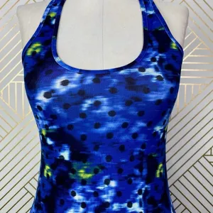 Lululemon‎ Cool Racerback Windy Blooms Print Blue Size 4 thumbnail 4
