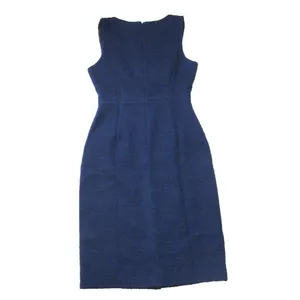 NWT J.Crew Sophia Sleeveless Midi in Dark Evening Blue Tweed Dress 12 thumbnail 7