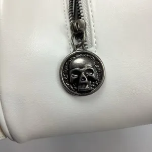 Ed Hardy Satchel Bag Butterfly & Skull White Backround NEW! Retail $80 thumbnail 9