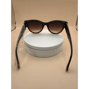 Velvet Eyewear‎ Chelsea Black Tortoise Cat Eye Sunglasses Brown Gradient NIB thumbnail 6