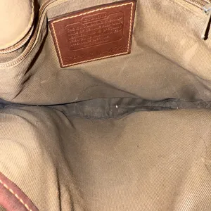 Coach Vintage Sheridan Mayfield Beige‎ Brown Saddle Leather Shoulder Bag 4225 K thumbnail 15