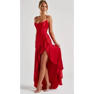 Babyboo SAMIRA MAXI DRESS - Cherry Red NWT Size Large thumbnail 3