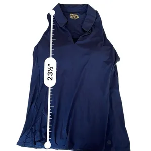 Lilly Pulitzer Luxletic Lakelyn Bra Polo Tank Womens Large Navy Blue Racerback thumbnail 9