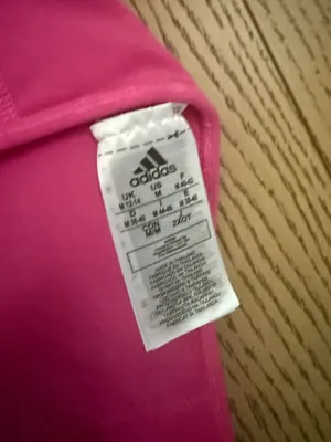adidas Bright Pink Racerback Performance Sports Bra thumbnail 8