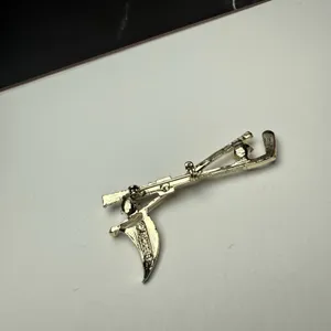 Gerry’s Golfing Golf Putter Ball & Flag Brooch Pin Signed Vintage thumbnail 7