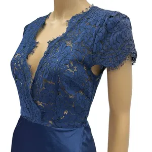 Showpo Kiss Of True Love Blue Lace Bodice Wrap Skirting Maxi Dress Womens 6 thumbnail 3