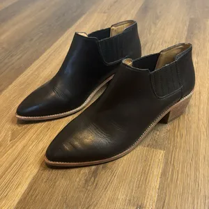 Madewell The Myles‎ Ankle Boots in Black Leather ladies size 11 thumbnail 2