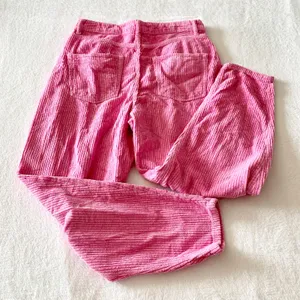 ASOS‎ Pink Corduroy High Waisted Pants Womens Size 30 Y2K Retro Cotton Trousers thumbnail 8