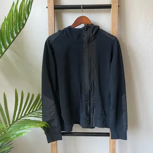 Nike Black Full Zip Hoodie XL | Athletic Sweatshirt Jacket w/ Hood thumbnail 2
