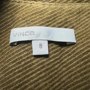 Vince Womens Brown Corduroy Asymmetrical Snap Cropped Jacket Size‎ 8 USA Made thumbnail 6