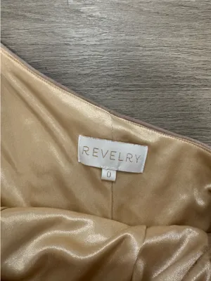 Revelry Jade Revolve Satin One-Shoulder Long Dress thumbnail 5