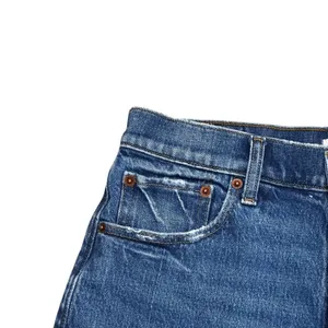 Abercrombie & Fitch The Mom Short High Rise Blue Denim Mom Shorts Size 28 thumbnail 4