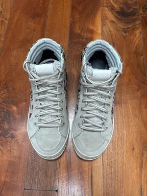 P448 Lila High Top Tapestry / Embroidered Sneakers 38 thumbnail 5