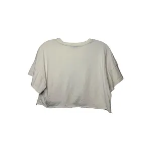 Originality Tortured Poets‎ Department Crop Tee Small Cream Graphic Taylor Swift thumbnail 6