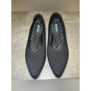 Vivaia Aria Walker Black Pointed Toe Knit Ballet Flats Women’s Shoe Size 11 thumbnail 4
