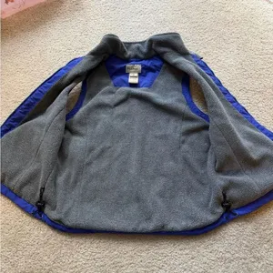 L.L. Bean Vintage Blue Fleece-Lined Zip Vest - Women's Outdoor Layer thumbnail 3