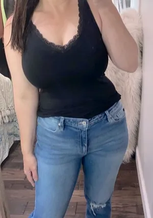 Banana Republic black camisole stretchy top size small thumbnail 1