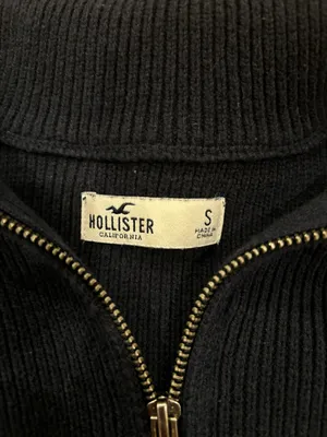 Hollister Quarter Zip Striped Sweater thumbnail 3