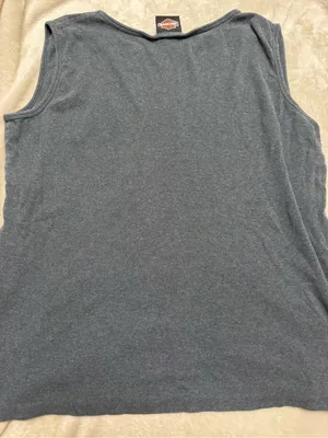 Harley Davidson Gray Tank Top XL Vintage Biker thumbnail 2