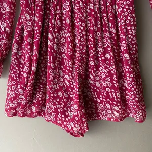 Abercrombie & Fitch sz S red off shoulder boho‎ romper thumbnail 2