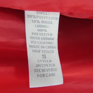 Charlotte Russe Red Wool Pea Coat Small Long Double Breasted Peacoat thumbnail 11