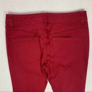 INC‎ Stretch Red Denim Skinny Leg Jean thumbnail 6