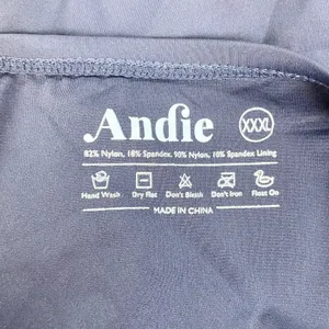 Andie The Amalfi One-Piece Swimsuit Womens 3XL Navy Blue‎ Beachy Resort Minimal thumbnail 5