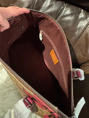Coach NWT Gallery Tote Bag In Signature Canvas With Bow Print CZ174 thumbnail 5