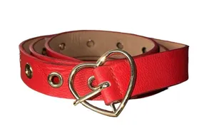 Red heart buckle belt thumbnail 3