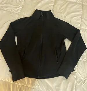 Athletic full zip up jacket Black Size M thumbnail 1