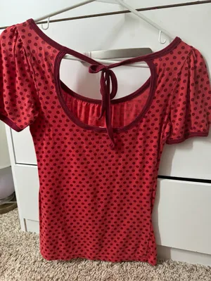Aeropostale Polkadot Blouse thumbnail 2