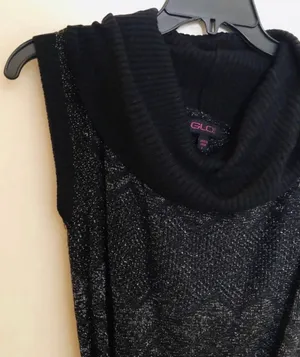 Glo Junior’s / Women’s sweater dress size large black thumbnail 5