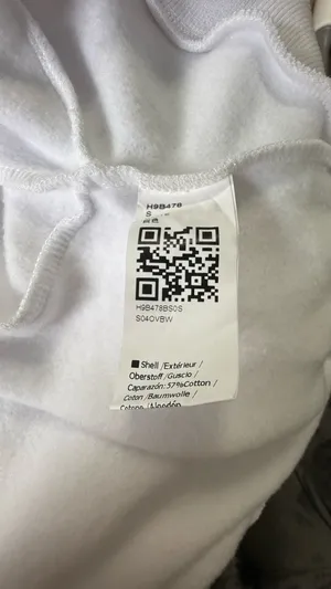 White Cropped Open-Front Shrug Sweatshirt with Thumbholes - Size S thumbnail 11