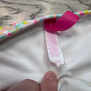 Victoria's Secret Multicolor Confetti Ruched‎ Bikini Bottom Gold Foil Small S thumbnail 4