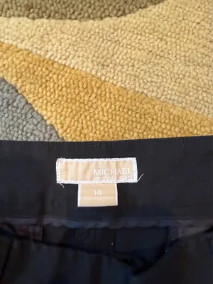 MICHAEL Michael Kors Black Low Rise Trousers Trouser Pants Slacks Women’s 14 thumbnail 3