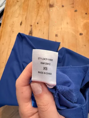 Wide-Leg Royal Blue Trousers thumbnail 2